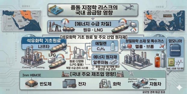 반도체·약 원료 '브롬' 중동 의존도 98%…"공급망 대응 필요"
